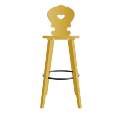 BA 2 F Barhocker Esche gelb