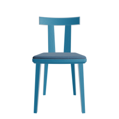 LA 5 Esche blau mit Sitzpolster